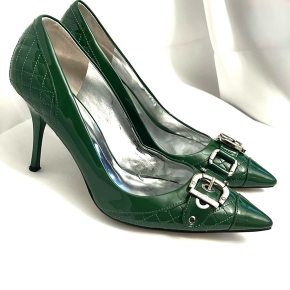 Guess by Marciano Shoes - Guess Green Patent Leather Pump Heels Size 7.5